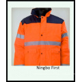 High Visibility Reflective Parka Jacket Meet En (DFJ1009)